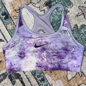 Nike Women's Tie-Dye Purple Sports Bra